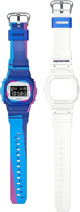 Casio G-Shock Herren Blau Uhr DWE-5600PR-2ER - Image 3