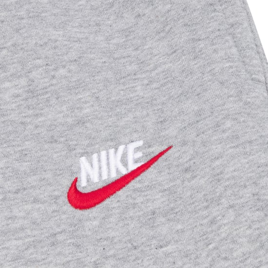 Nike Sportswear Herren Club Fleece Crew Trainingsanzug Grau - Image 6