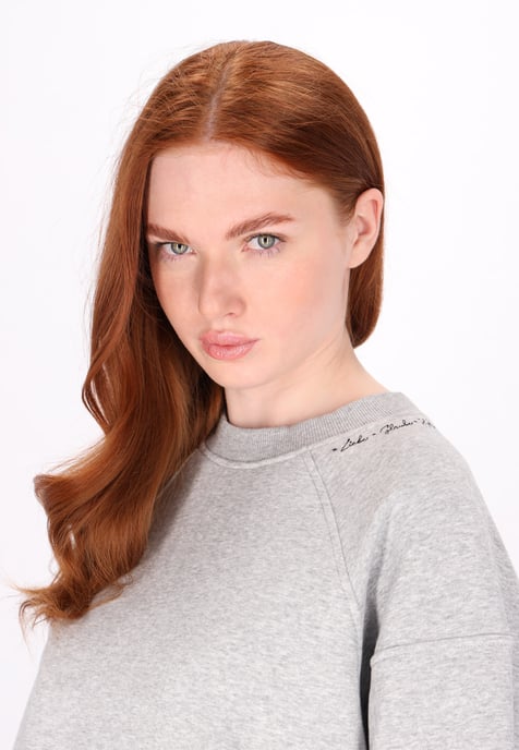 Dreimaster Sweatshirt Damen Grau Melange - Image 5
