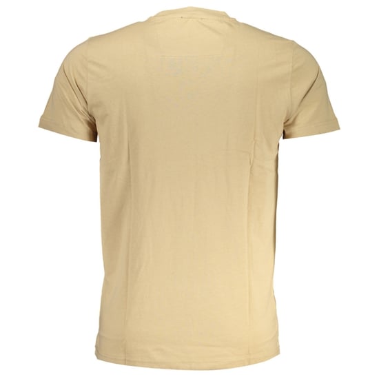 Cavalli Class Kraftvolles Schwarzes Logo Beiges T-Shirt - Image 2