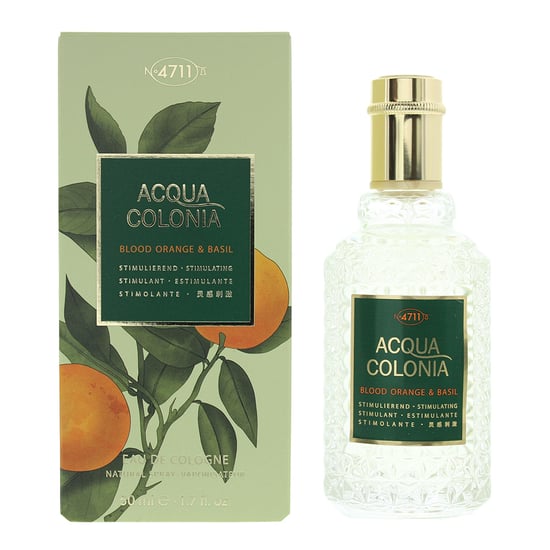 4711 Acqua Colonia Blood Orange & Basil Eau De Cologne 50ml - Image 1