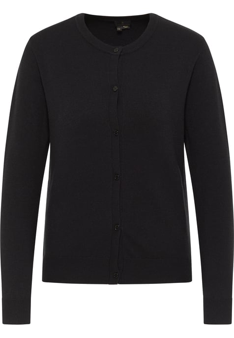 Dreimaster Strickjacke Damen Schwarz - Image 1