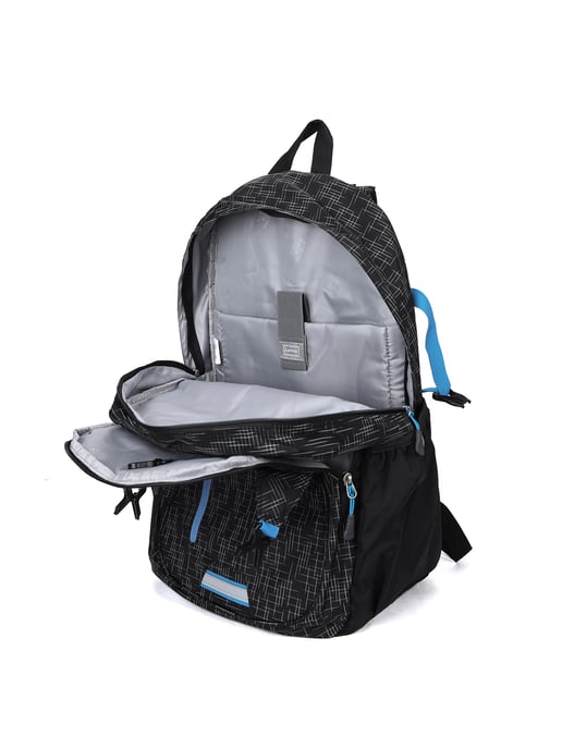 Aoking Rucksack Unisex BLACK AND BLUE - Image 5
