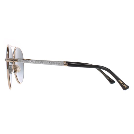 Jimmy Choo Aviator Damen Gold Schwarz Dunkelgrau Verlauf DEVAN/S - Image 3