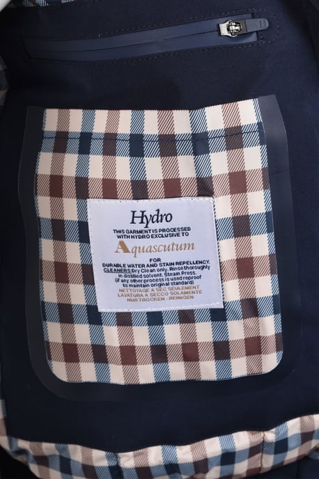 Aquascutum Hydro Active Scutum Jacke Navy - Image 5