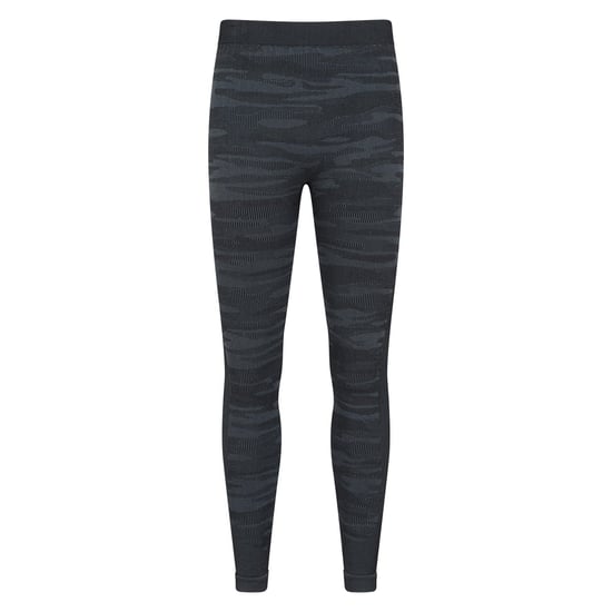 Mountain Warehouse Mens Alpine Camo Seamless Thermal Bottoms (Blue)