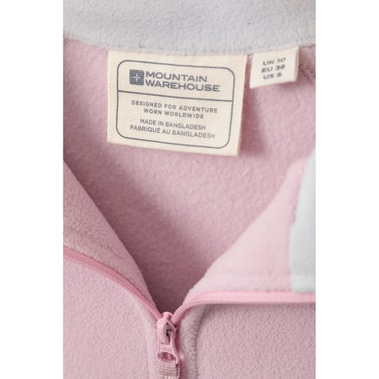 Mountain Warehouse - "Montana" Fleece-Oberteil mit halbem Reißverschluss für Damen (Pink) - Image 3