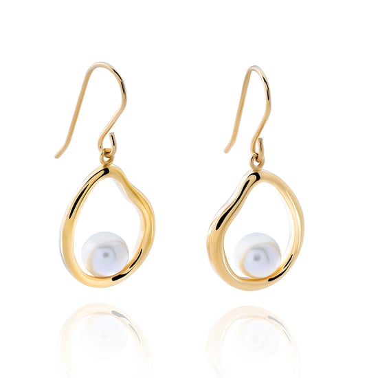 Orphelia 'Baptiste' Damen 925 Sterling Silber Tropfenohrringe - Gold ZO-7507/G - Image 2