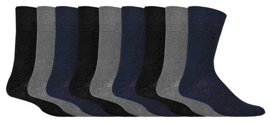 Gentle Grip - 9 Paar nicht elastische Socken aus weicher Baumwolle für Herren - BNG - Image 1