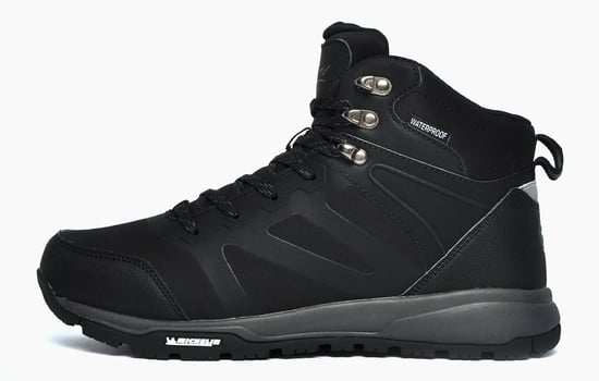 Cotswold Kingham Mid Herren Wanderschuhe In Schwarz - Image 1