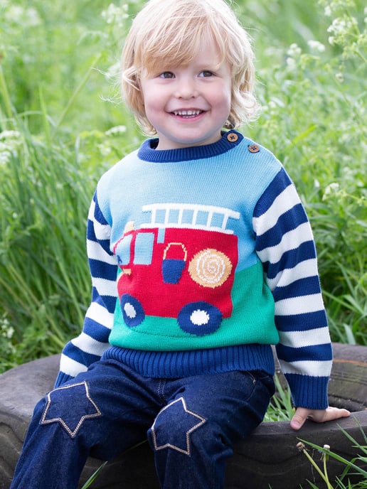 Kite Clothing Fire Engine Jumper