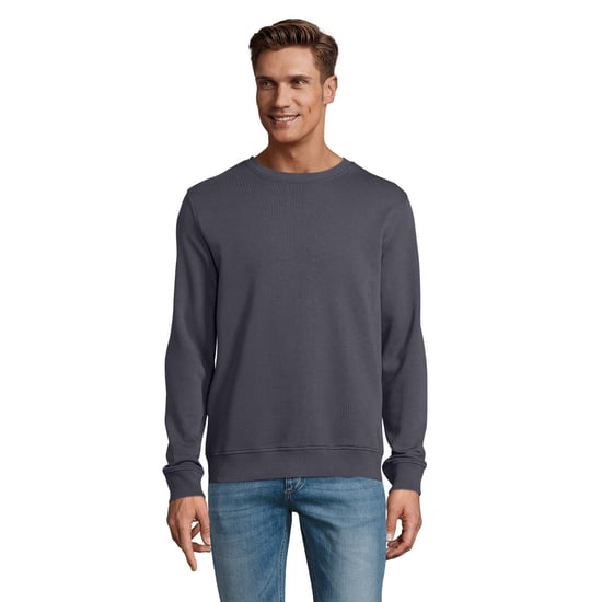 SOLS Unisex Adult Comet Organic Sweatshirt (Charcoal)