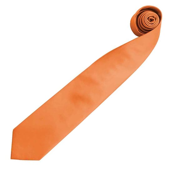 Premier Herren Krawatte Colours, unifarben (Orange) - Image 2
