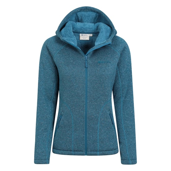 Mountain Warehouse Damen/Damen Nevis Kunstfell gefüttert Full Zip Hoodie (Teal) - Image 5