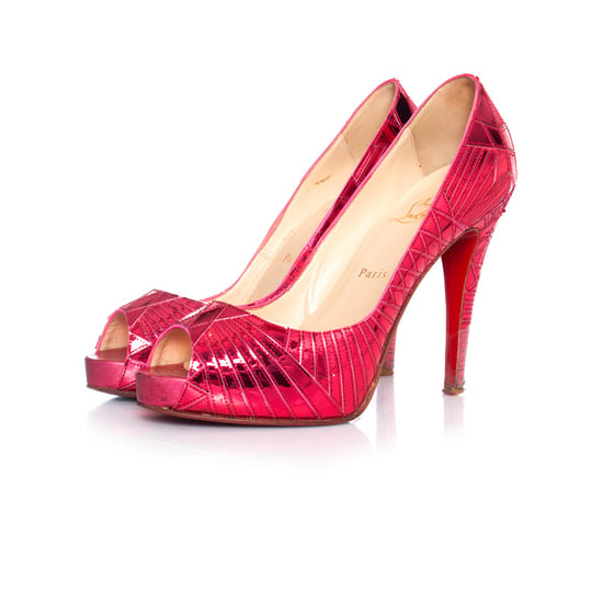 Metallisch rosa Pumps - Image 1