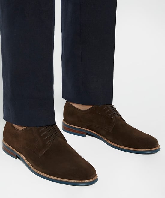 Dune Stanley Herren Schnürschuhe aus braunem Leder - Image 3