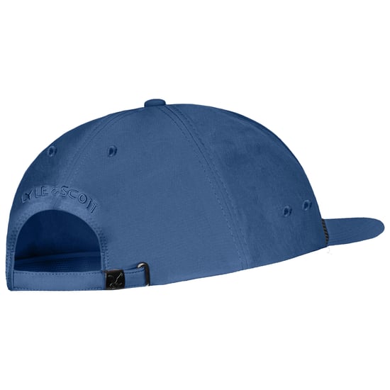Lyle & Scott Blaue Golfmütze für Herren mit verstellbarem Grafiklogo HE1600G W329 - Image 2