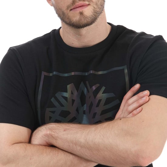 Men's Timberland YC Back Stack T-Shirt in Navy