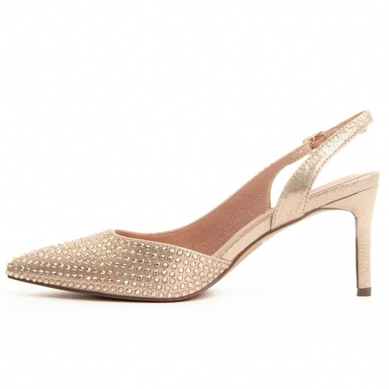 Montevita Absatzschuh Festshoe3 in Gold - Image 5