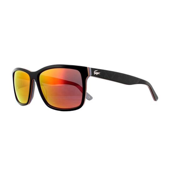 Lacoste Sunglasses L705S 003 Black Grey Red Mirror