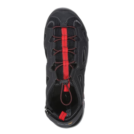 Regatta Mens Westshore III Walking Shoes (Black/True Red)