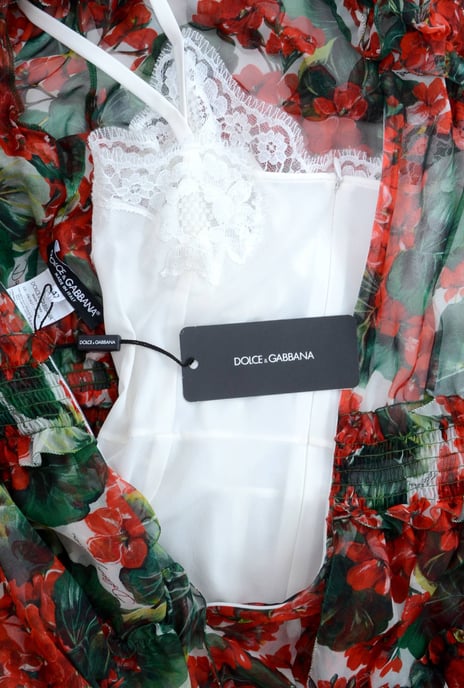Dolce & Gabbana Women Flowers Mid-Length Dress - Image 5