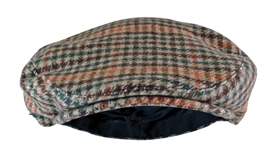Herren traditionell überprüft Tweed flache Kappe | Socke Snob | Newsboy Style - GL228 rot / grün - Image 2
