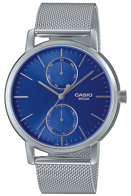 Casio Casio Collection Herren Silber Uhr MTP-B310M-2AVEF - Image 1