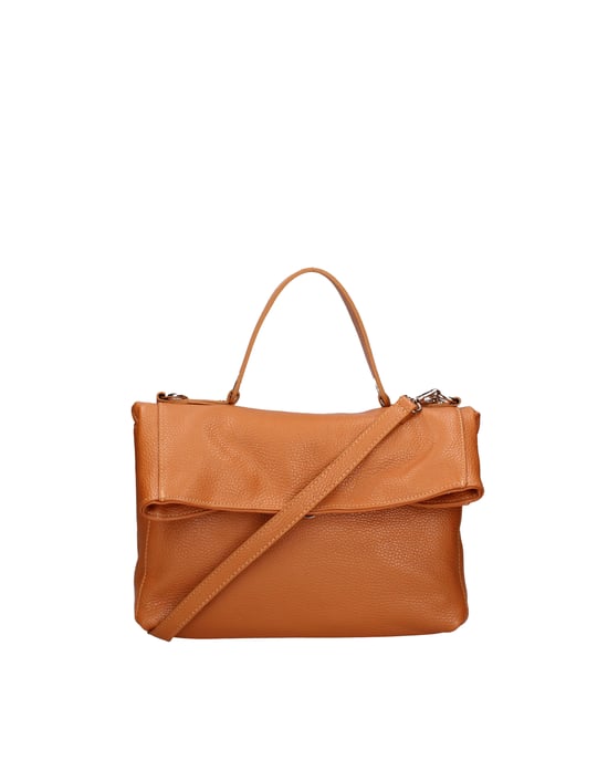 Viola Castellani Umhängetasche, die in einen Rucksack umgewandelt werden kann, Damen, COGNAC - Image 5