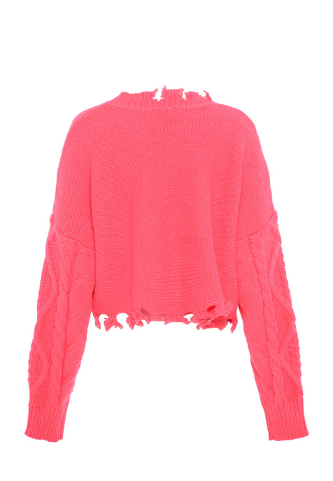 Mymo Strickpullover Damen koralle - Image 2