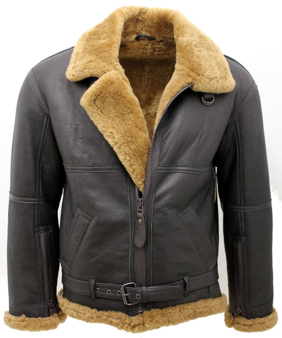 Fliegerjacke aus Schafsleder – Skyfair - Image 1