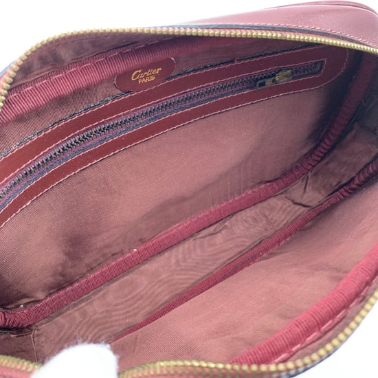 Cartier Vintage Suede Clutch Bag