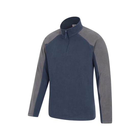 Mountain Warehouse Herren Ashbourne II Half Zip Fleece Top (dunkelblau) - Image 4