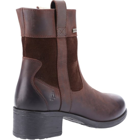 Hush Puppies Saskia Leder Damen Braun Stiefel - Image 2