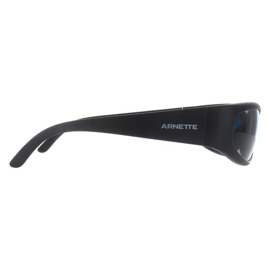 Arnette Oval Unisex Matte Black Dark Grey Polarized AN4302 Catfish