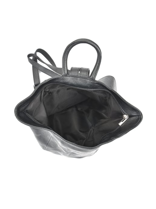 Anna Luchini SS22 AL 1083 Schwarze Ledertasche - Image 3