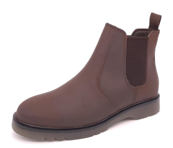 Frank James Naseby Leather Dark Brown Mens Chelsea Boots
