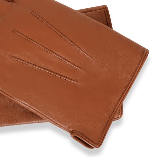 Barneys Originals Gift Boxed Tan Classic Leather Glove