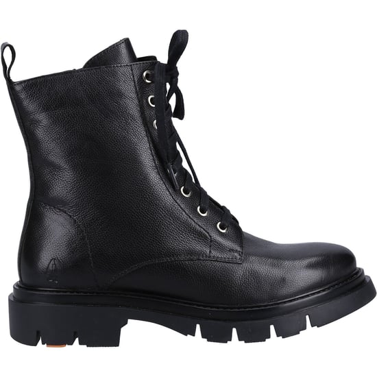 Hush Puppies Rhea Leder Damen Schwarz Stiefel - Image 4