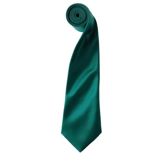 Premier Mens Plain Satin Krawatte (schmale Klinge) (Flasche) - Image 1