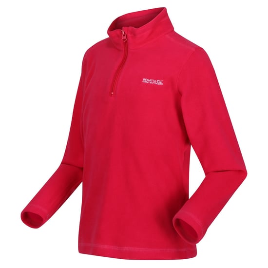 Regatta Great Outdoors Childrens/Kids Hot Shot II Half Zip Fleece Top (Pink Potion)