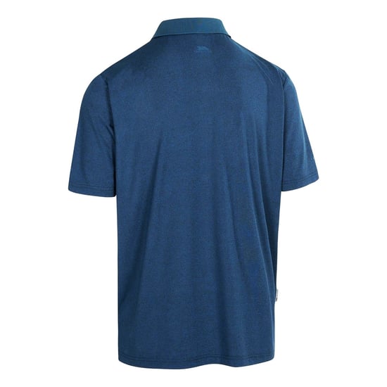 Trespass Mens Gedding Polo Shirt (Dark Peacock Marl)