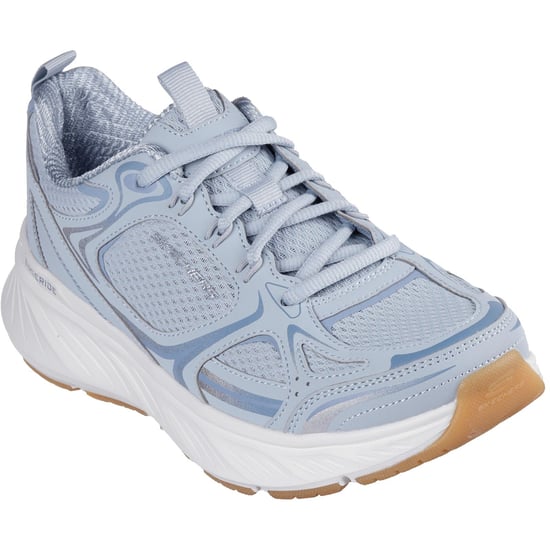 Skechers Edgeride Silver Eclipse synthetische Damen blaue Sneakers - Image 1