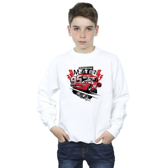 Disney Cars Lightning McQueen Collage Sweatshirt für Jungen (weiß) - Image 3