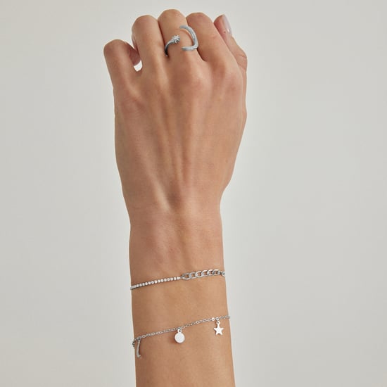 Luxenter Nirik-Armband, aus glänzendem Zirkonia, rhodiumbeschichtet - Image 2