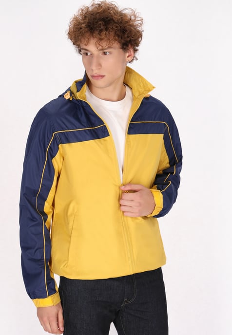 Mo Jacke Herren gelb marine - Image 3
