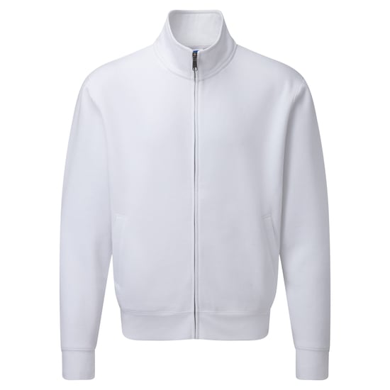 Russell Herren Authentic Full Zip Jacke (Weiß) - Image 1