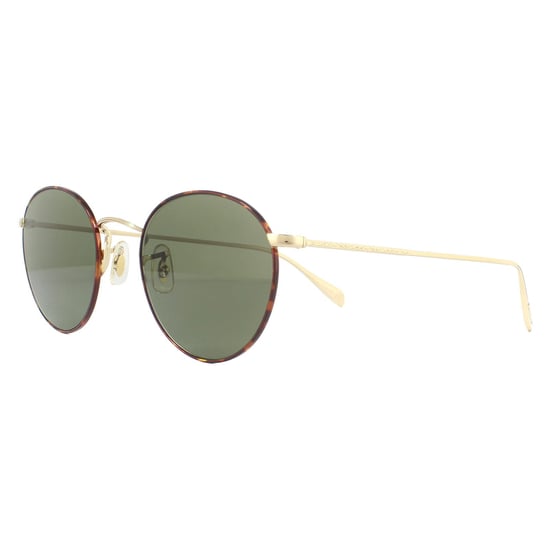 Oliver Peoples Sonnenbrille Coleridge OV1186S 530552 Gold Schildkröte G-15 Grün - Image 2