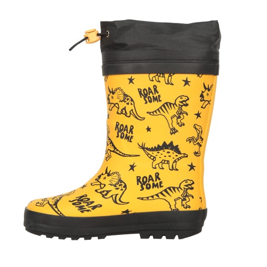 Mountain Warehouse - Kinder Gummistiefel "II", Dinosaurier (Gelb) - Image 3