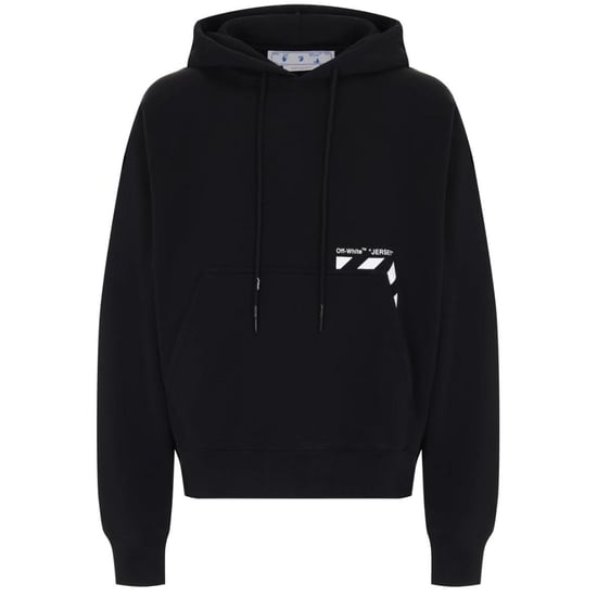 Off-White Diag Pocket Design Skate Fit Schwarzer Kapuzenpullover - Image 1